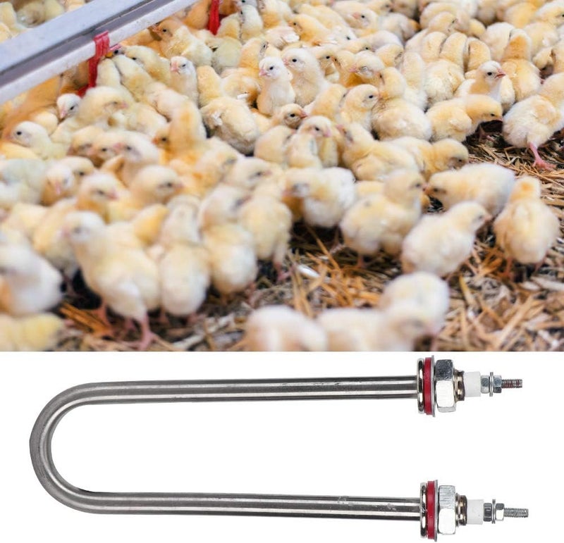 Leftwei Incubator Humidification Tube, 200W Professional U-Shape Poultry Breeding Incubator Heating Tube Incubator Heating Humidification Tube Replacement for Incubator - Image 4